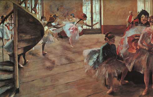 Edgar Degas - The Rehearsal